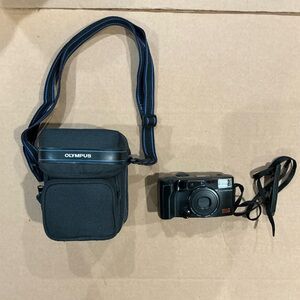 Olympus Black Point-and-Shoot Camera with Black Carry Case